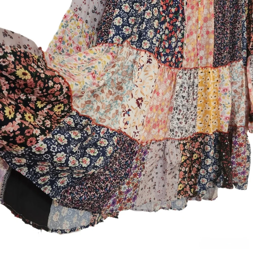 Young Threads Patchwork Tunic Top - Picture 6 of 12